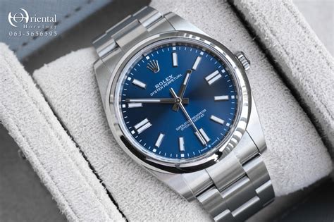 rolex op 41 bright blue|Rolex Oyster Perpetual 41 .